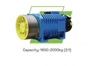 Máy kéo Nidec dành cho thang tải khách có OverHead thấp